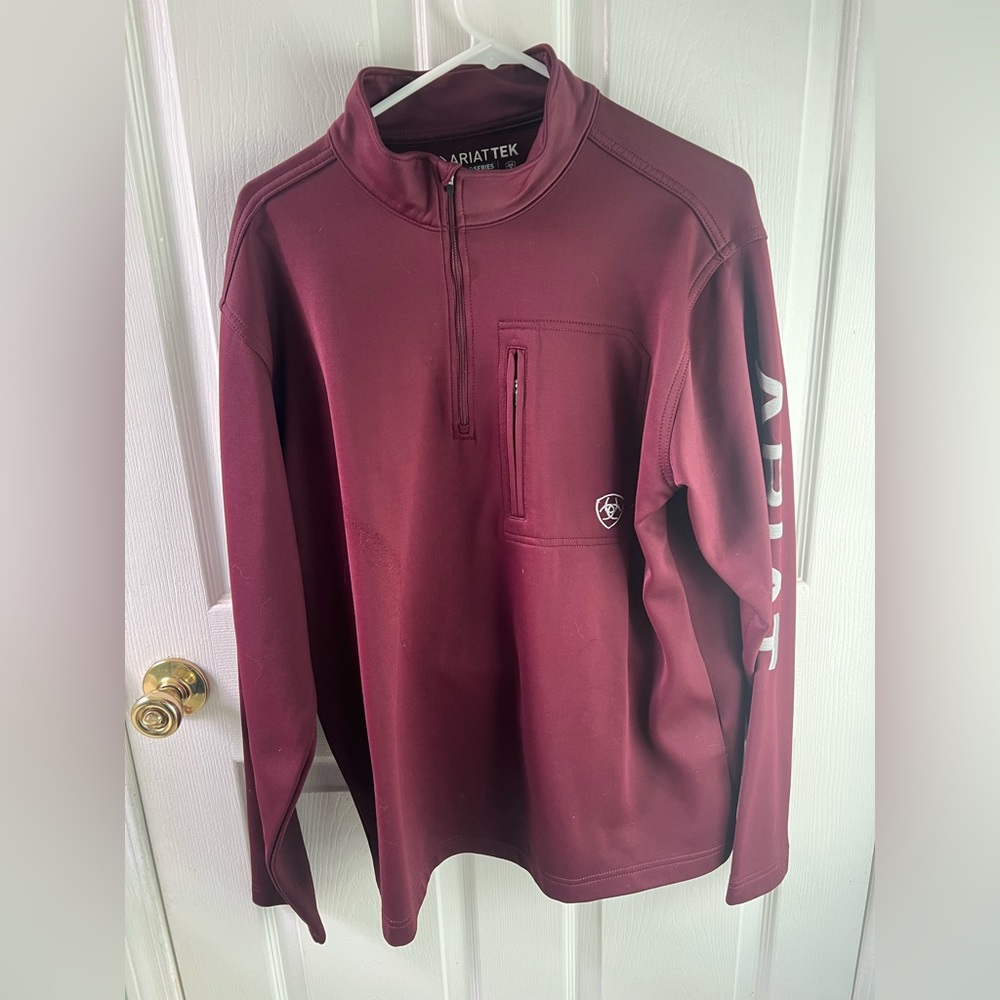 Ariat’s “ariattek” quarter zip